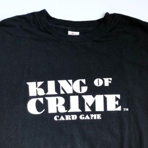 King Of Crime T Shirt Black